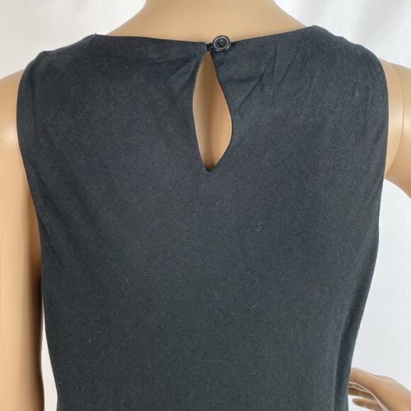 New York & Company black sleeveless A-line dress size 6 - Picture 4 of 7